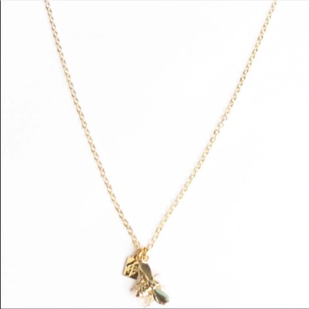Bumble bee necklace